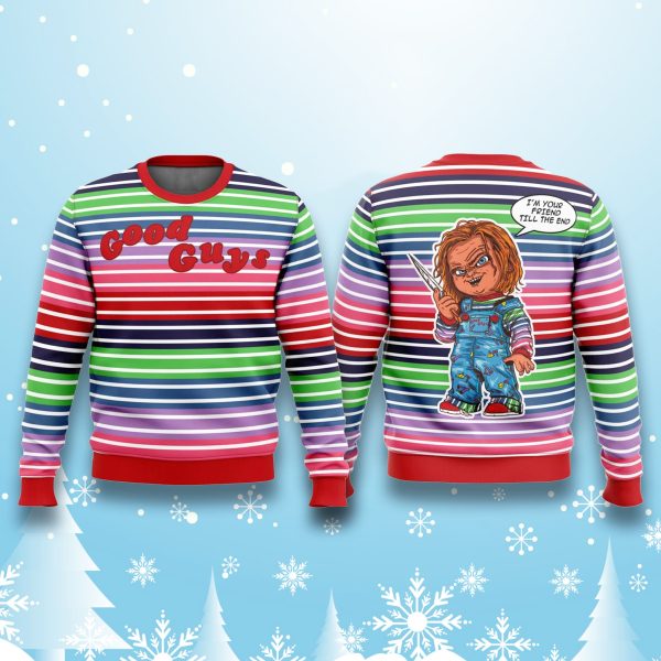 Chucky Good Guys Christmas Ugly Sweater 1
