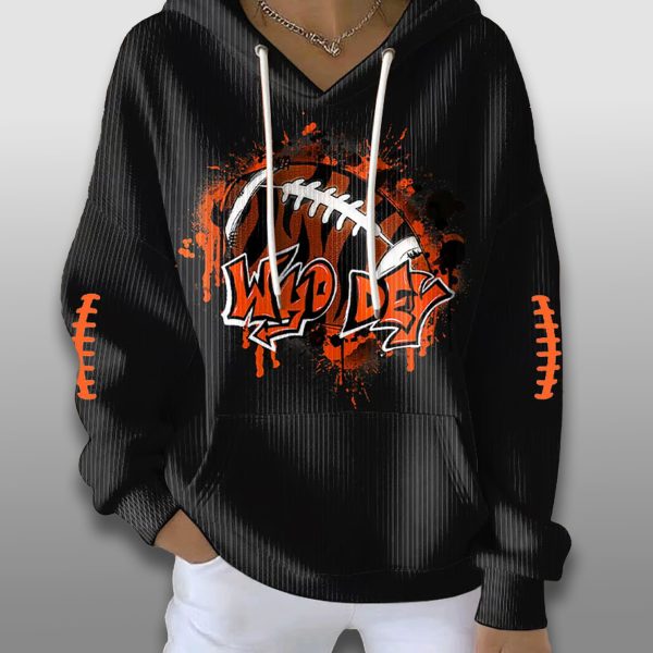 Cincinnati Bengals Who Dey Waffle Hoodie