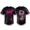 Cincinnati Reds Breast Cancer Month 2025 Black Jersey 1