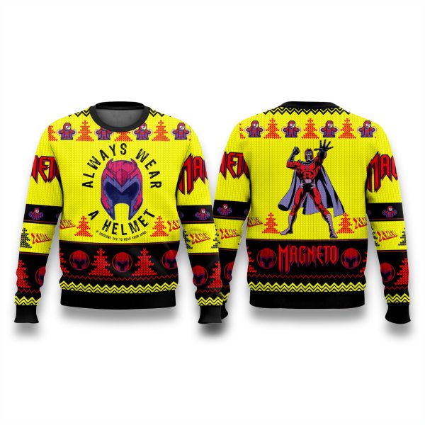 Classic Magneto X men 97 Ugly Christmas Sweater 1
