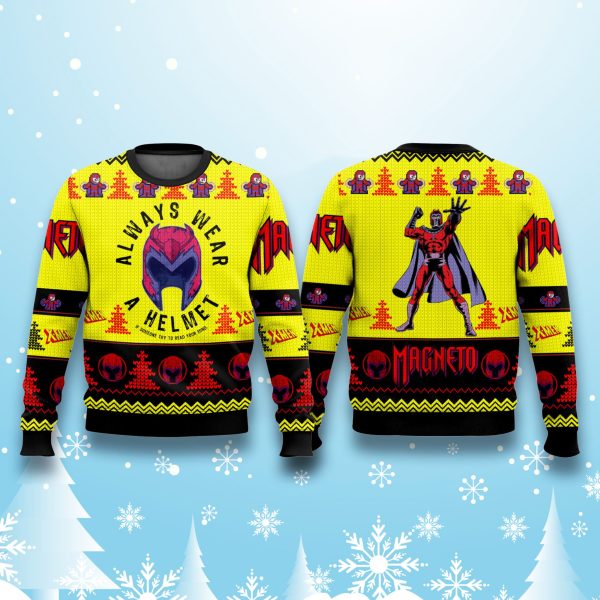 Classic Magneto X men 97 Ugly Christmas Sweater 2