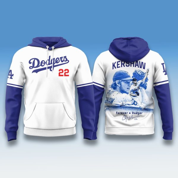 Clayton Kershaw Forever a Dodgers Hoodie