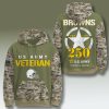 Cleveland Browns x US Army 250th Anniversary Camo Hoodie