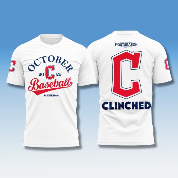 Cleveland Guardians 2025 Postseason Clinched Shirt 1