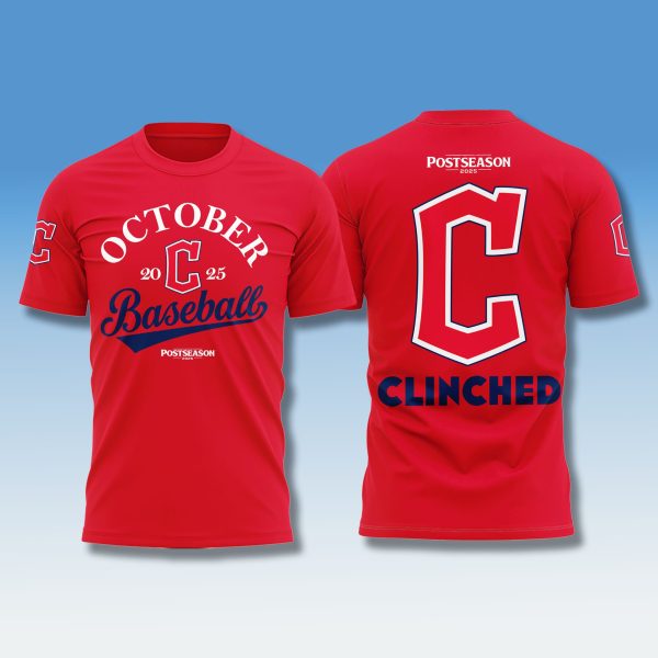 Cleveland Guardians 2025 Postseason Clinched Shirt 2