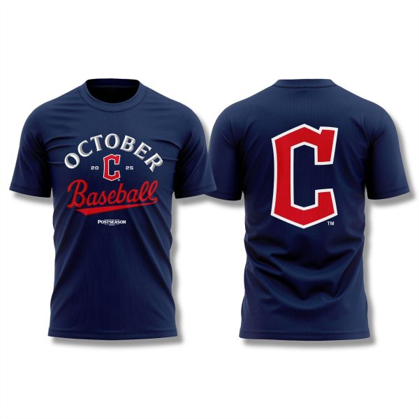 Cleveland Guardians October Baseball 2025 Shirt