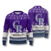 Colorado Rockies Vintage Ugly Christmas Sweater 1