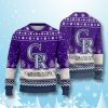Colorado Rockies Vintage Ugly Christmas Sweater