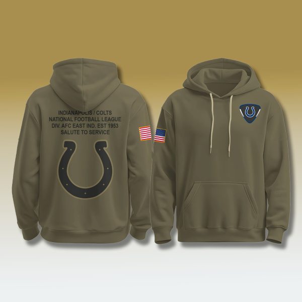 Colts Salute To Service Army Hoodie 2025