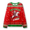 Cowboy Santa Wrangling Christmas Cheer Ugly Sweater 2