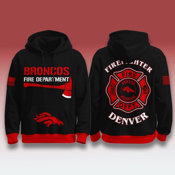 Denver Broncos Firefighter Appreciation 2025 Hoodie 1
