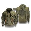 Denver Broncos US Veteran Day Zip Hoodie 2025 1