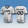 Detroit Lions Japan Wave Custom Jersey