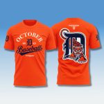 Detroit Tigers October Baseball 2025 Postseason Shirt
