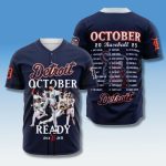 Detroit Tigers Ready October Baseball 2025 Jersey