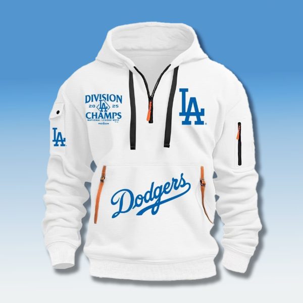 Dodgers 2025 NL West Division Zip Hoodie