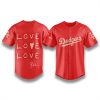 Dodgers x Shawn Mendes Love Love Love Jersey 1