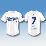 Dodgers x V BTS Signature Jersey 2025