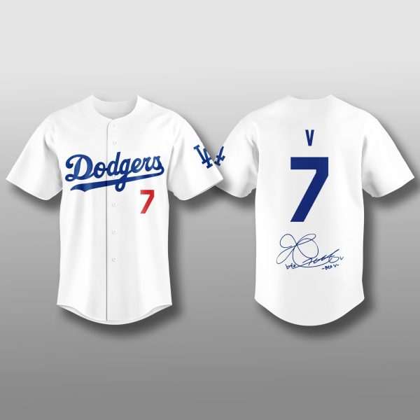 Dodgers x V BTS Signature Jersey 2025