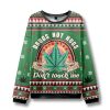 Drugs Not Hugs Dont Touch Me Ugly Christmas Sweater 1