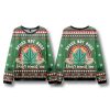 Drugs Not Hugs Dont Touch Me Ugly Christmas Sweater 2