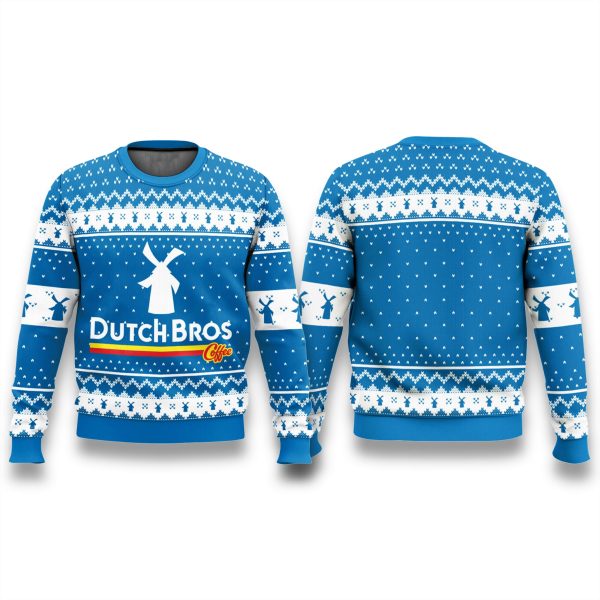 Dutch Bros Coffee Ugly Christmas Sweater 1