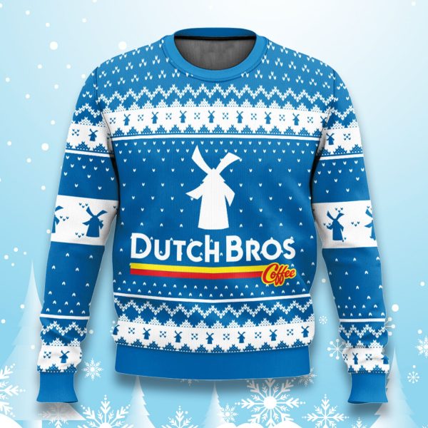 Dutch Bros Coffee Ugly Christmas Sweater