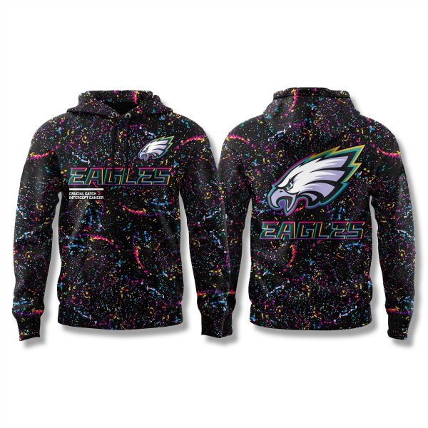 Eagles Crucial Catch Hoodie 2025 1