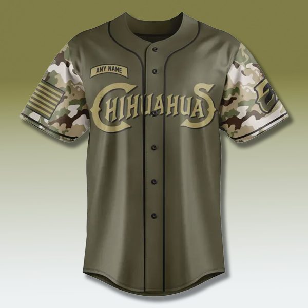 El Paso Chihuahuas Salute to Service 2025 Jersey 1