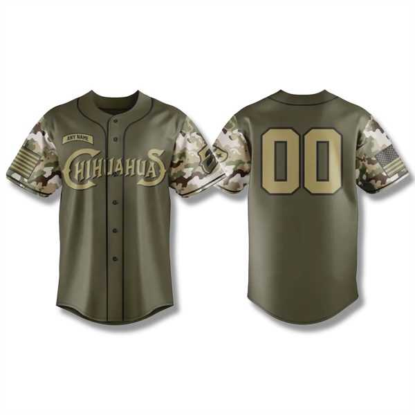 El Paso Chihuahuas Salute to Service 2025 Jersey
