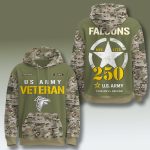Falcons US Army 250th Anniversary Camo Hoodie