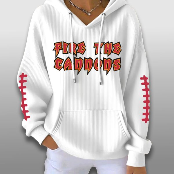 Fire the Cannons Buccaneers Waffle Hoodie