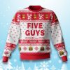 Five Guys Burgers Ugly Christmas Sweater