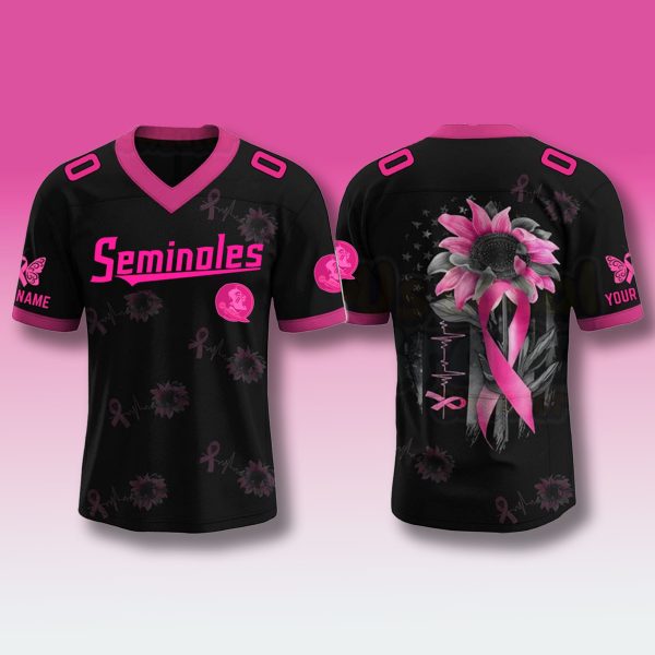 Florida State Seminoles x Breast Cancer Awareness Month Jersey 2025 1