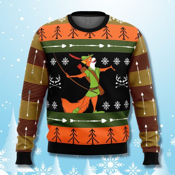 Fox Robin Hood Christmas Ugly Sweater