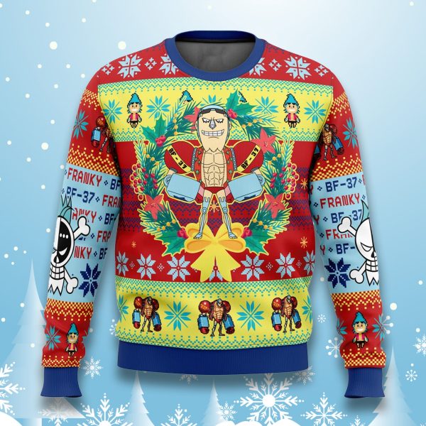 Franky Cyborg Ugly Christmas Sweater