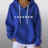 Freedom Charlie Kirk Waffle Hoodie 2