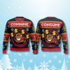Futurama Hypnotoad Consume Christmas Ugly Sweater 1