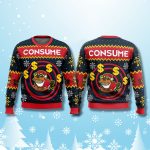 Futurama Hypnotoad Consume Christmas Ugly Sweater