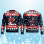 Futurama Merry Kissmyass Funny Ugly Christmas Sweater