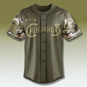 El Paso Chihuahuas Salute to Service 2025 Jersey 1