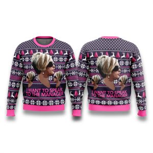 Karen Women I Want To Speak To The Manager Ugly Sweater 1