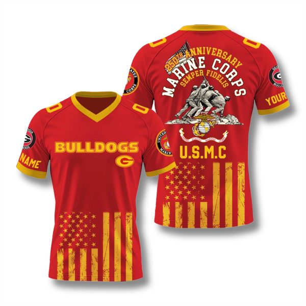 Georgia Bulldogs x US Marine Corps 250th Anniversary Jersey