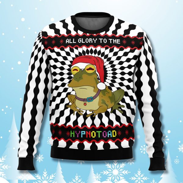 Glory To The Hypnotoad Futurama Ugly Christmas Sweater