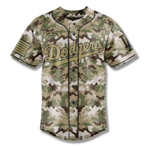 Los Angeles Dodgers Salute to Service Camo Jersey 2025 1