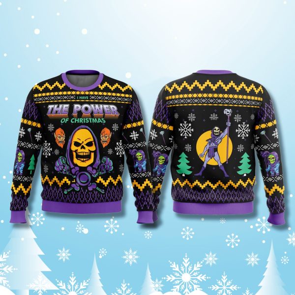 He Man I Have The Power Of Christmas Ugly Sweater 1