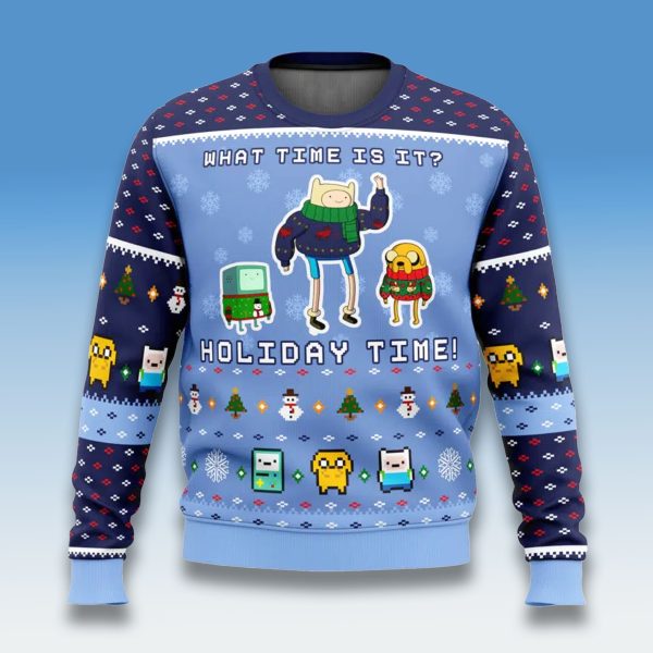 Holly Jolly Secrets Holiday Time Ugly Christmas Sweater 1