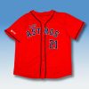 Houston Astros Yainer Diaz Los Astros Jersey Giveaway 2025