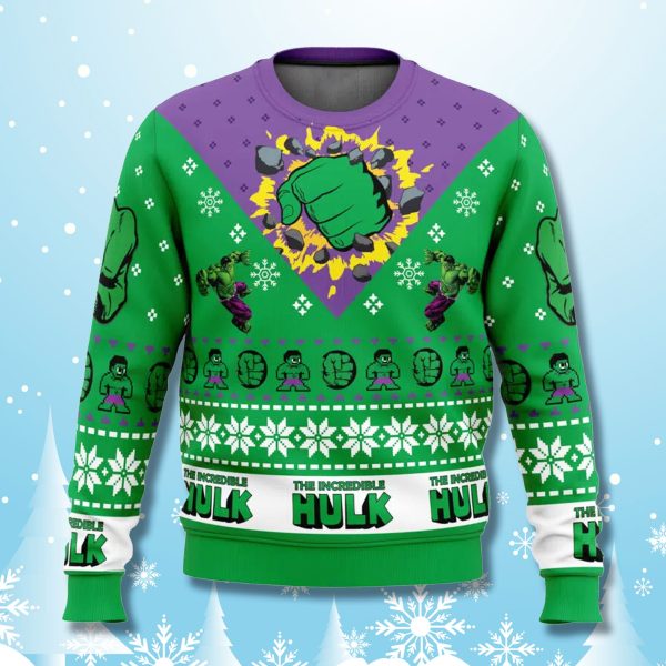 Hulk Marvel Im Always Angry Ugly Christmas Sweater