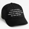 I Will Never Join A Zoom Meeting With My Camera On Hat 1